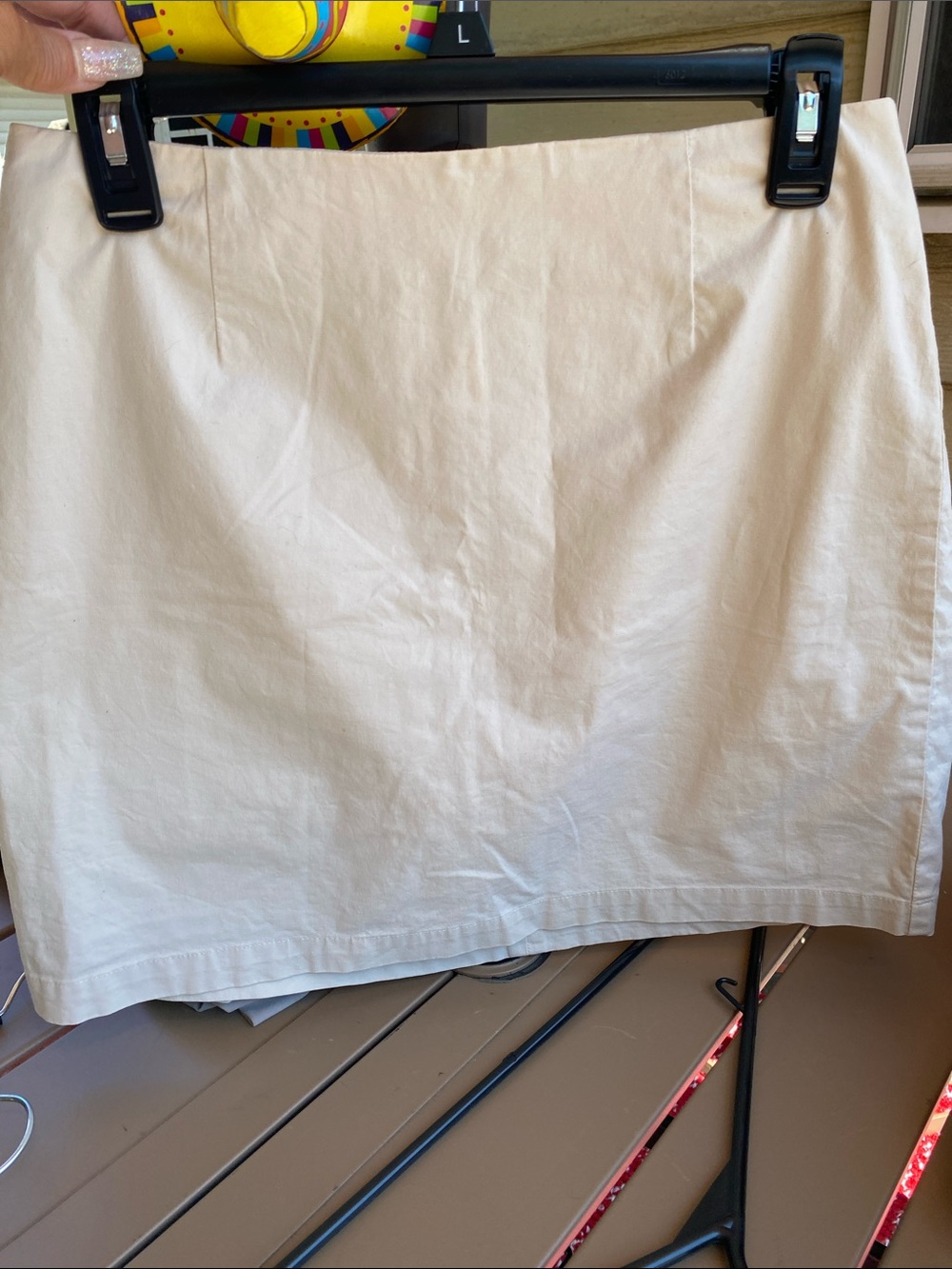 GAP A-line zip skirt